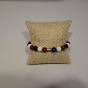 MULTIPERLES : CORNALINE JADE BLANC LAPIS LAZULI