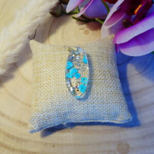 PENDENTIF RESINE ET PIERRES NATURELLES