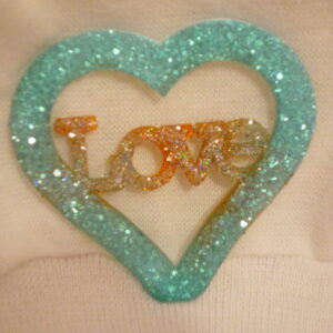 APPLIQUE MURALE LOVE EFFET DIAMANT