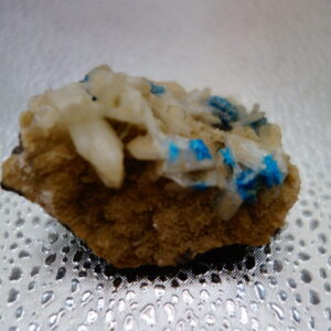 QUARTZ BLANC BRUT ET AZURITE