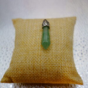 AVENTURINE VERTE PENDENTIF POINTE