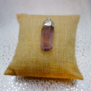 AMETHYSTE BRUTE PENDENTIF POINTE