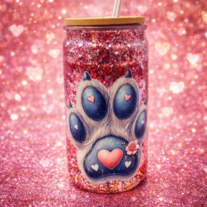 Gourde tumbler avec paillettes