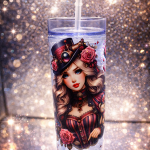 Grande gourde Steam punk femme en plastique dur